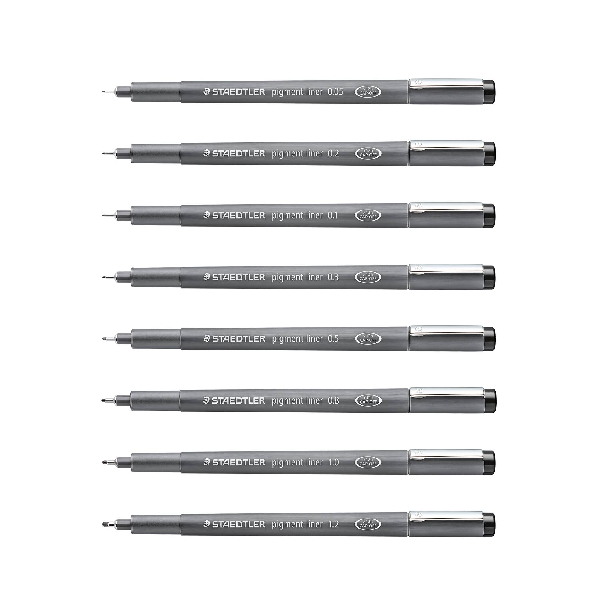 STAEDTLER® Black Piece Pigment Liner Set